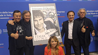 Mimit, presentato il francobollo dedicato al batterista dei Pooh Stefano D’Orazio