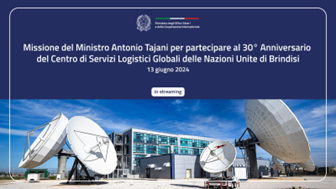 Nazioni Unite, Tajani e Guterres a Brindisi per il 30° anniversario dello United Nations Global Service Centre