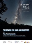 “Protecting the dark and quiet sky is our duty, what have I to do with Big Bang?”, all’Istituto Italiano di Cultura di Praga la conferenza dell’astronomo Piero Benvenuti
