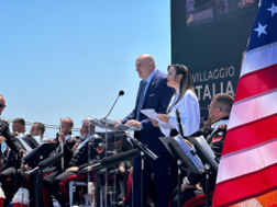 Tour mondiale di Nave Vespucci, “Villaggio Italia” inaugurato a Los Angeles dal Ministro della Difesa Crosetto . L’Ambasciatrice Zappia alla cerimonia