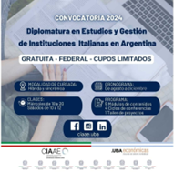Nuova edizione della Diplomatura (Master) in Studi e gestione delle istituzioni della collettività italiana in Argentina