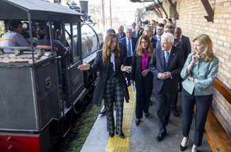 Visita di stato in Brasile, Mattarella a San Paolo visita il Museo dell’Immigrazione e l’Arsenale della Speranza del SERMIG