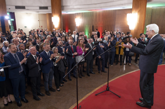 Il Presidente della Repubblica Mattarella incontra la comunità italiana a San Paolo: Apprezzamento per quanto fatto dai nostri concittadini che sono venuti in Brasile e dai loro numerosi discendenti  
