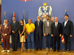 Italia – Serbia: l’Ambasciatore d’Italia a Belgrado Luca Gori è intervenuto alla presentazione del  “Belgrade Grand Prix 2024”