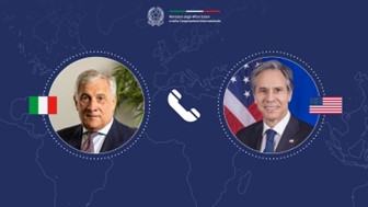 Colloquio telefonico del Ministro Tajani con il Segretario di Stato americano Blinken