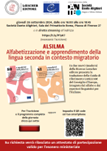 ALSILMA Alfabetizzazione e apprendimento della lingua seconda in contesto migratorio: il 26 settembre presentazione presso la Società Dante Alighieri