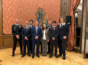 Copenaghen, inaugurazione della sezione danese dell’Associazione Nazionale Carabinieri, presente il deputato Simone Billi (Lega- ripartizione Europa)