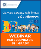 Giornata europea delle lingue 2024: webinar formativo per studenti il 26 settembre