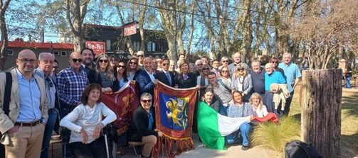 Inaugurati a Colonia Caroya (Córdoba) il Paseo Martha Canale e la statua del Leone di San Marco