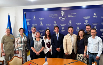 Kiev, l’Ambasciatore d’Italia Formosa ha incontrato il Gruppo Parlamentare di Amicizia Italia-Ucraina