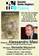 Società Dante Alighieri: domani Alessandro Masi presenta a Padova “Vita maledetta di Benvenuto Cellini”
