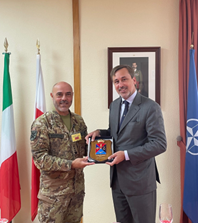 Barcellona, visita del Console Generale Manzitti presso il Quartier Generale del NATO Rapid Deployable Corps