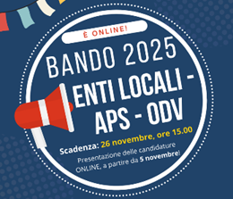 Consulta degli emiliano romagnoli nel mondo: Bando 2025 per progetti destinati a corregionali all’estero di Enti locali, Associazioni di Promozione Sociale, e Organizzazioni di volontariato dell’Emilia-Romagna . Info Day il 7 novembre