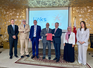 Memorandum of Understanding tra Fondazione italiana Links e Politecnico del Bahrein : l’Ambasciatore a Manama Catalano alla cerimonia della firma