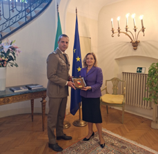 Bulgaria, il Comandante della 132esima Brigata Ariete in visita all’Ambasciata d’Italia a Sofia