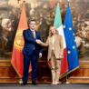 Incontro del Presidente del Consiglio Meloni con il Presidente del Kyrgyzstan Japarov