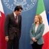 Il Presidente del Consiglio Meloni incontra l’Emiro del Qatar Hamad al-Thani