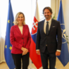 Slovacchia, incontro di commiato dell’Ambasciatrice d’Italia Flumiani con il Vice Primo Ministro e Ministro della Difesa Kaliňák