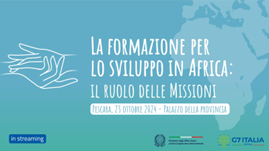 G7, a Pescara la Conferenza dei missionari italiani nel mondo, l’intervento del Ministro degli Esteri Tajani: dobbiamo portare il nostro saper fare nel mondo, cosa che fanno con successo i missionari italiani da molto tempo