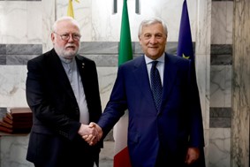 Italia-Santa Sede: il Ministro Tajani incontra Mons.  Gallagher per le consultazioni bilaterali