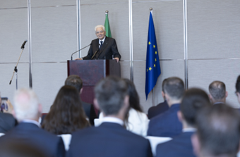Missione in Cina, l’incontro del Presidente della Repubblica Mattarella con la comunità italiana a Canton
