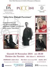 Principato di Monaco, la Dante celebra i 100 anni della scomparsa di Puccini con artisti d’eccezione: il tenore Fabio Armiliato, il soprano Amarilli Nizza, il pianista Roberto Prosseda e l’artista Corrado Veneziano