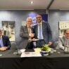 Abruzzo, missione in Australia del Comune de L’Aquila e della Fondazione Carispaq : l’abbraccio con la fondazione promotrice della maratona di solidarietà. Illustrato il progetto della Torre civica