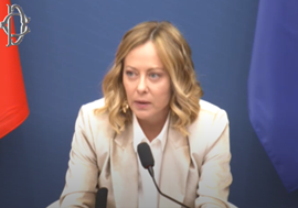 Alla Camera dei Deputati la conferenza stampa di inizio anno del Premier Giorgia Meloni