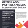 Mostra itinerante sui Gemellaggi e Patti di Amicizia: prossima tappa ad Alpago con la presentazione del libro “I neri fantasmi di Marcinelle”
