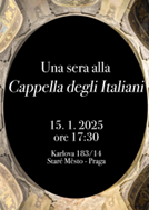 Una sera alla “Cappella degli Italiani” a Praga, il 2025 si apre domani con una nuova visita