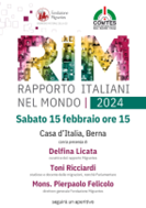 Svizzera, Comites di Berna, Friburgo e Neuchatel: il 15 febbraio presentazione del Rapporto Italiani nel Mondo 2024 alla Casa d’Italia a Berna
