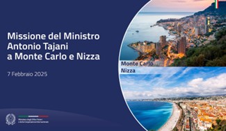Missione del Ministro degli Esteri Tajani nel Principato di Monaco e a Nizza