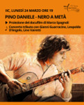 Belgio, Pino Daniele – Nero a metà: proiezione del docufilm di Marco Spagnoli e concerto tributo all’Istituto Italiano di Cultura di Bruxelles