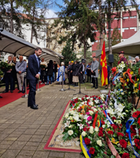 Repubblica di Macedonia, l’Ambasciatore d’Italia Palminteri alla cerimonia in memoria degli ebrei macedoni deportati a Treblinka
