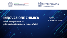 A Villa Madama l’evento “Innovazione chimica come moltiplicatore d’internazionalizzazione e competitività”