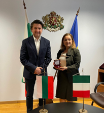 Il Ministro Miroslav Borshosh ha incontrato l’Ambasciatrice d’Italia in Bulgaria Giuseppina Zarra