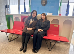 Inaugurata Panchina rossa all’Ambasciata d’Italia in Mongolia. Tavola rotonda “Empowerment through Time: The Road to Gender Equality”