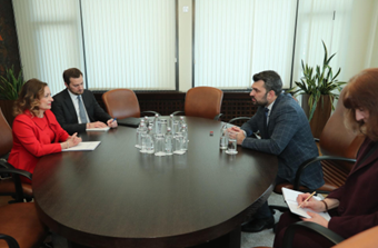 Incontro dell’Ambasciatrice d’Italia in Bulgaria Giuseppina Zarra con il Ministro degli Affari Esteri Georg Georgiev