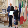 L’Ambasciatore d’Italia a Varsavia Luca Franchetti Pardo ha consegnato l’onorificenza dell’Ordine della Stella d’Italia alla Dottoressa Magdalena Wrana