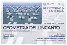Indonesia,  “Geometria dell’Incanto: frammenti di bellezza italiana”: immagini di Valerio Corzani all’Istituto Italiano di Cultura di Jakarta