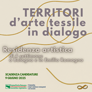 “Territori d’arte tessile in dialogo”: selezioni aperte per giovani emiliano-romagnoli residenti in America Latina