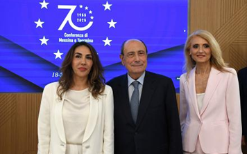 Conferenza di Messina e Taormina, celebrazioni per i 70 anni. Tajani: “Ripartire con fiducia, promuovendo pace, crescita e riforme, guardando con determinazione all’allargamento ai Paesi dei Balcani, per sicurezza e sviluppo condiviso”. Schifani: “Sicilia al centro del dialogo”