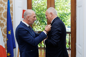 Ambasciata d’Italia a Tbilisi: Onorificenza OMRI al Direttore del Museo Nazionale Georgiano David Lordkipanidze per il suo impegno nella promozione del patrimonio culturale italiano in Georgia