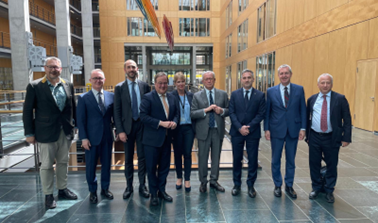 Ambasciata in Germania: visita a Berlino di una delegazione della Commissione Esteri della Camera dei Deputati guidata dal Presidente Tremonti
