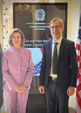 Stati Uniti , Visita della Speaker Emerita Nancy Pelosi al Consolato Generale d’Italia a San Francisco