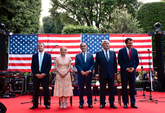 Il Presidente del Consiglio alla celebrazione del Giorno dell’Indipendenza degli Stati Uniti, Meloni: Italia e Usa sono Nazioni unite da una relazione privilegiata che si alimenta giorno dopo giorno e che deve moltissimo agli oltre 20 milioni di italo-americani che hanno contribuito per generazioni alla prosperità degli Stati Uniti