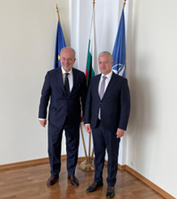 Incontro dell’Ambasciatore d’Italia a Sofia Apicella con il Segretario Generale del Ministero degli Esteri bulgaro Kondov