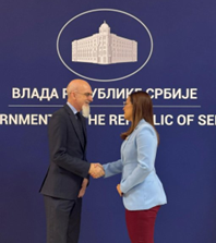 Italia-Serbia, incontro tra l’Ambasciatore d’Italia Gori e la Ministra dell’Ambiente Pavkov