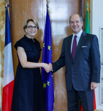 Il Segretario Generale della Farnesina Guariglia incontra l’omologa francese Descôtes