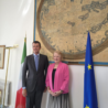 Il Sottosegretario agli Esteri Silli incontra il Direttore Generale di IDLO Jean Beagle